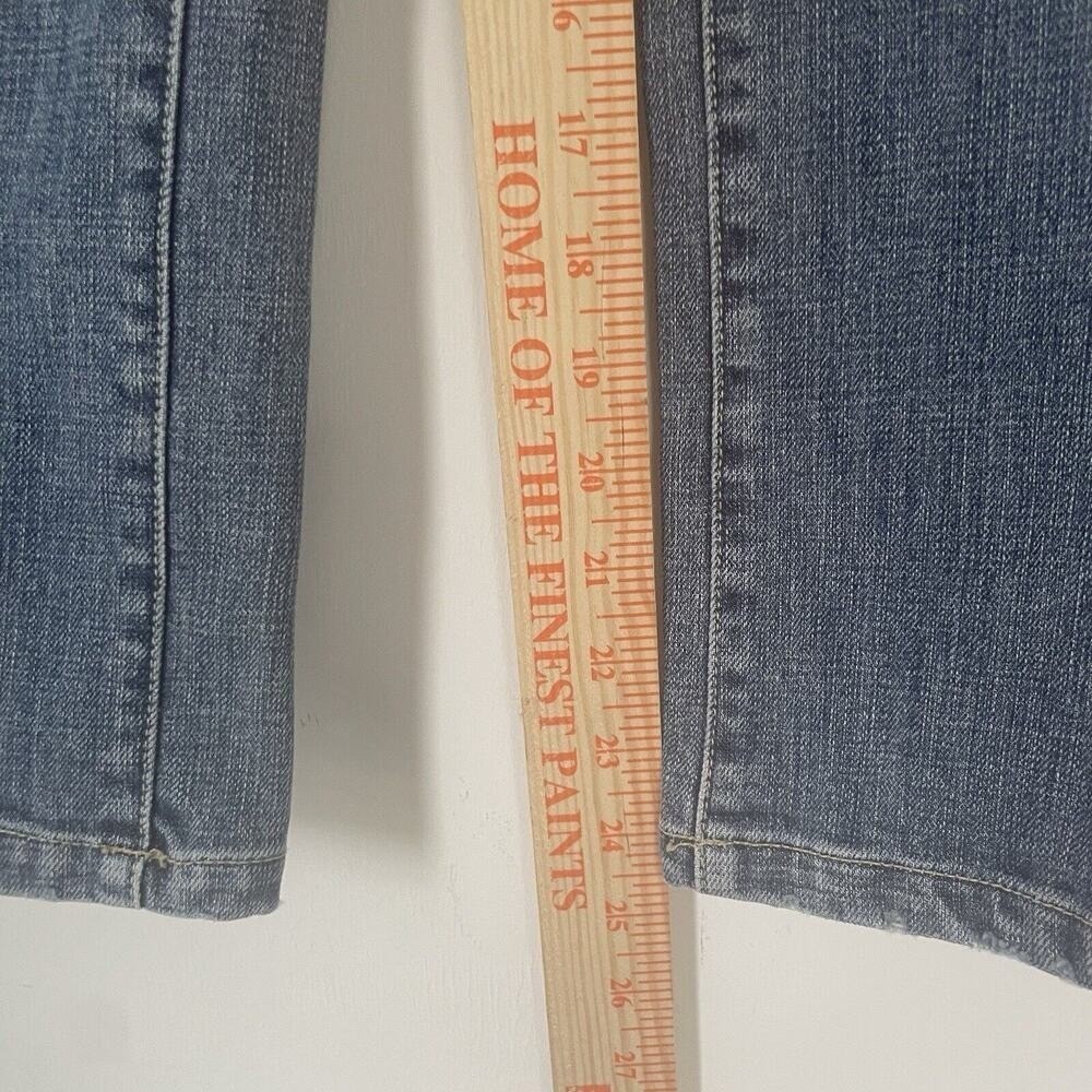 Tommy Hilfiger Embroidered Denim Floral Ankle Jeans Boho 70s Retro Festival 12 - Picture 9 of 14